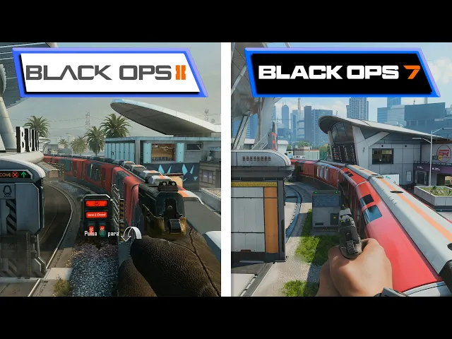 Call of Duty Black Ops 7 vs Black Ops 2 | Express Map Remake Comparison