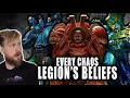 The Beliefs And Goals Of Each Chaos Space Marine Legion Warhammer 40K Lore