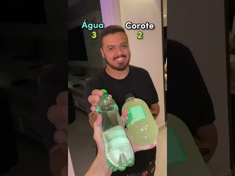 Água ou Corote? 🤔🤣 #shorts