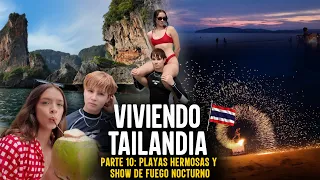 Viviendo Tailandia - Parte 10: Railay Beach y Show de Fuego en las Noches de Krabi.
