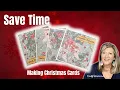 Save Time Mass Making Christmas Cards from 12x12 Paper