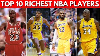 Top 10 Richest NBA Players Of All Time 2024