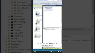 Create Database and table in Microsoft SQL Server Management Studio