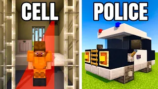 HOW TO BUILD A POLICE STATION in Minecraft