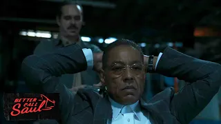 lalo finds the secret meth lab point and shoot better call saul