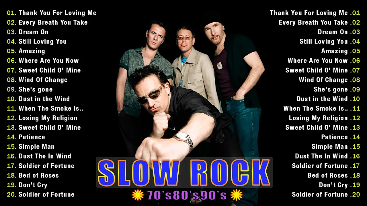Alias, Metallica, Bon Jovi, Nirvana, Journey,Aerosmith- Best Slow Rock Ballads 80s, 90s || Vol.13