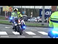 Nieuwe BMW R1300RT Politiemotor! - Politie begeleidt supportersbussen naar de Kuip in Rotterdam!