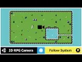 Basic 2D camera follow system using bolt Unity