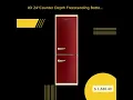 IIO 24 Counter Depth Freestanding Bottom Freezer Refrigerator With 11 cu ft