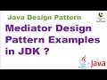 Mediator Design Pattern Examples in JDK Desgn Pattern Interview question