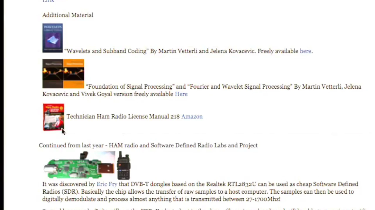 EE123 Digital Signal Processing - Introduction