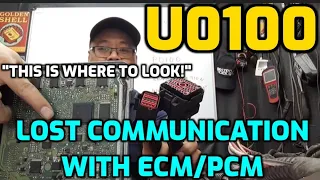 FIX U0100 LOST COMMUNICATION WITH A