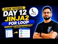 Flask Tutorial - Jinja2 For Loop Display Lists Dynamically
