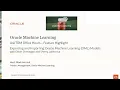 Migrating Oracle Machine Learning Models from Development to Production