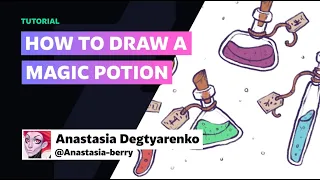 How to Draw a Magic Potion w Anastasia-berry DeviantArt Tutorials