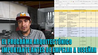COMO HACER UN PROGRAMA ARQUITECTÓNICO? ES MUY IMPORTANTE