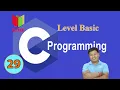 C Programming Language - Switch statement with character in C Programming V29