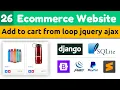 Add to cart with jquery ajax from every page Django Tutorials Django eCommerce Website