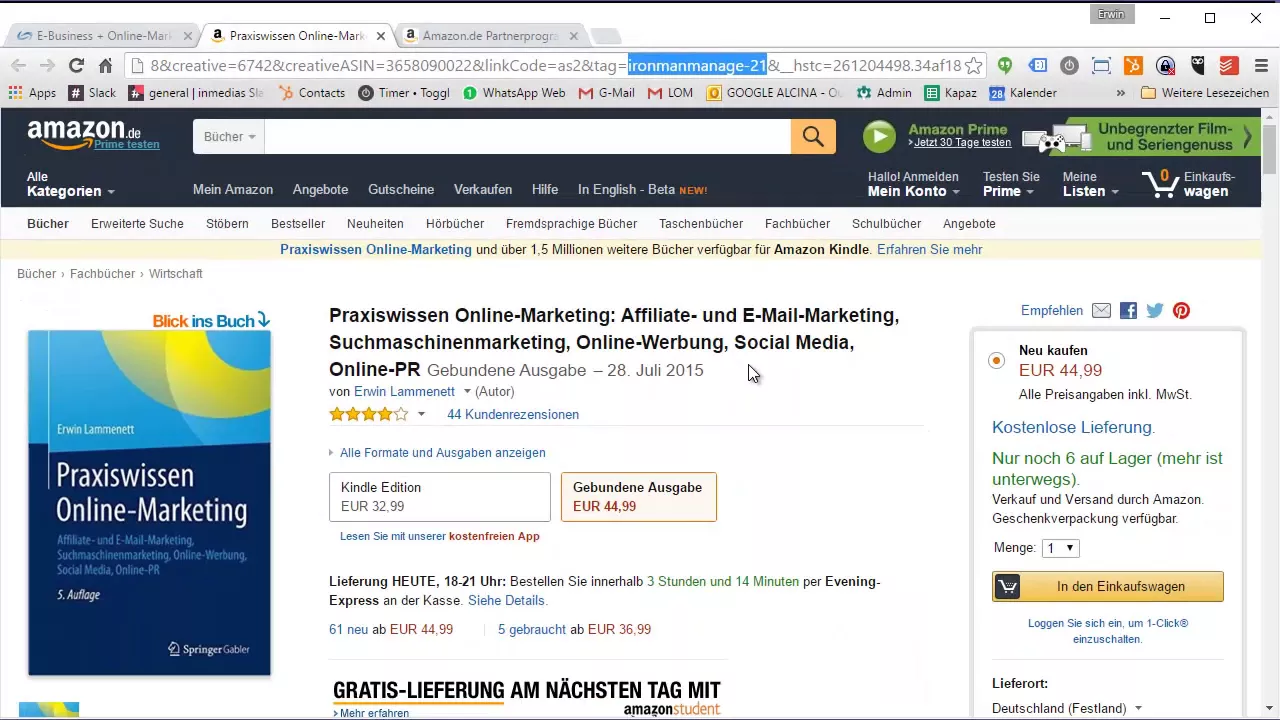Affiliate-Marketing kurz erläutert