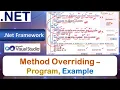Method Overriding - Program Example VB Net