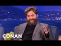 Download Lagu Zach Galifianakis Reveals Why He Quit Drinking | CONAN on TBS