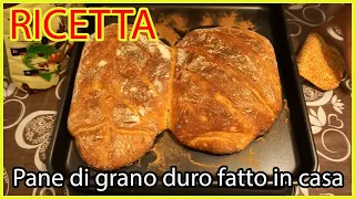 iorestoacasa #distantimauniti ingredienti per pane da 500 gr circa : - 380 gr di semola rimacinata d. 