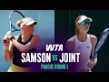 Laura Samson vs Maya Joint 2026 Prague Round 1 WTA Match Highlights