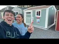 Buying CHEAPEST TINY HOME from HOME DEPOT Convert SHED to HOUSE