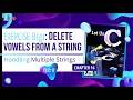 Let us C Solutions C Programming How to delete vowels from a string