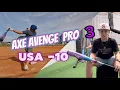 The New AXE AVENGE PRO 3 USA 2 PIECE COMPOSITE BAT FIRST HITS