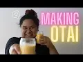 i made otai (a tongan drink/dessert) two different ways!