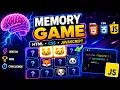 JavaScript Memory Game Tutorial Build a Matching Card Game from Scratch