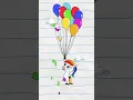 Unicorn's Balloon Rescue (Animation Meme) #boyanddragon #shorts