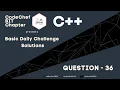 Ques 36 Write a program to divide one array into two arrays C