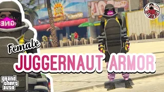 PATCHED GTA5 Female Components JUGGERNAUT ARMOR using Gender Swap Creator Merge Glitches