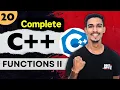 Lecture 20 Functions II Function Overloading Recursion C Full Course