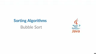 Sorting Algorithms Bubble Sort