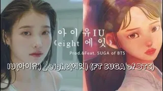 iu eight ft suga of bts 