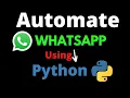 Automate WhatsApp using python just 2 lines code