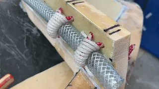 5 Mar 2023  More on rudder blocks and preparing a sandwich panel.