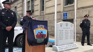 Butte-Silver Bow Sheriff Ed Lester honors Butte s 18 fallen officers