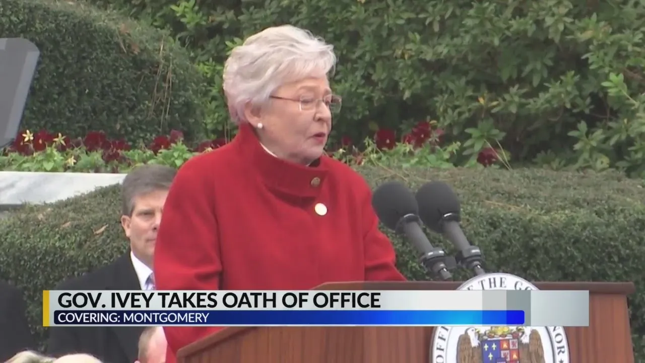Gov. Kay Ivey's inauguration
