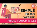 Blog Post CRUD operation using PHP XAMPP Simple PHP Blog Website Tutorial