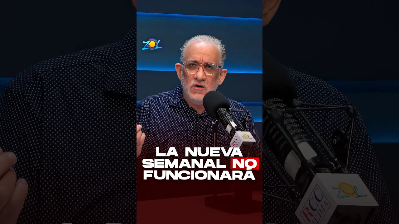LA NUEVA SEMANAL TENDRÁ UN GUION Y NO GENERARÁ IMPACTO