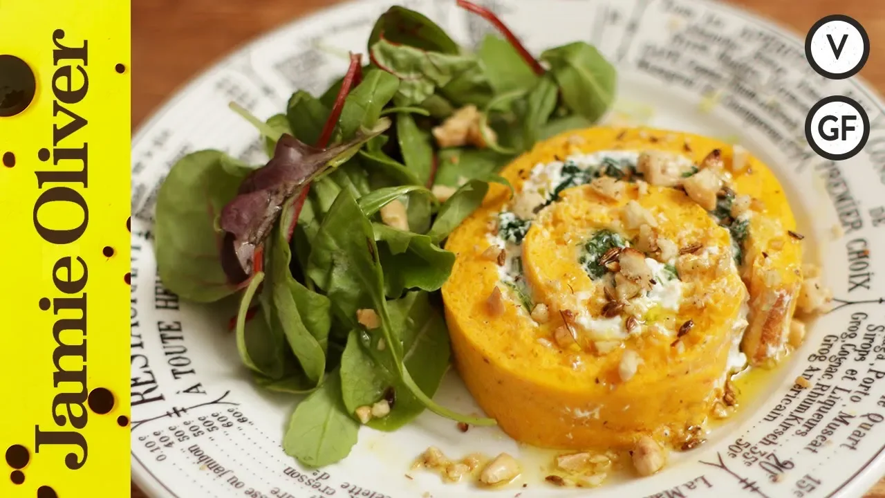 Roasted Squash & Goats Cheese Roulade   French Guy Cooking