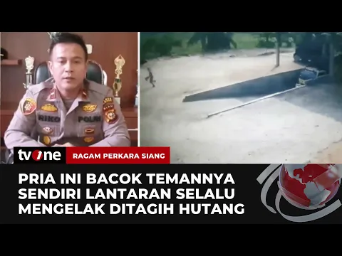 Selalu Mengelak Ketika Ditagih Utang, Pria Bacok Teman Kerja