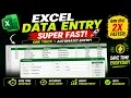 This Excel Data Entry Trick Will Save You HOURS Enter Data Super Fast