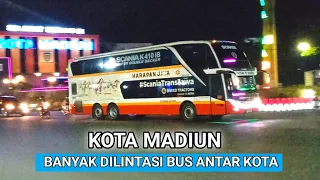 Download Hunting Bus Malam Hari di Kota Madiun Banyak Bus Jatim \u0026 Bus Malam MP3