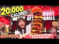 20 000 Calorie Heart Attack Grill Challenge Can a Japanese Pro Wrestler Finish It