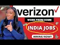 VERIZON Work From Home Jobs INDIA INDIA Work From Home Jobs HIRING NOW